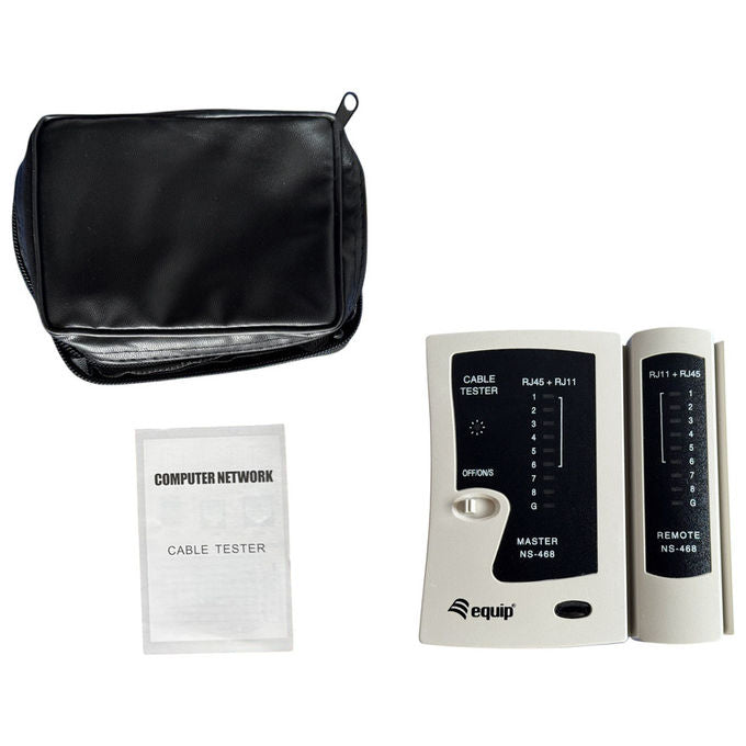 Equip, Tester Cavo Rete, A Doppino Intrecciato, Cassetto Registratore POS, Bianco