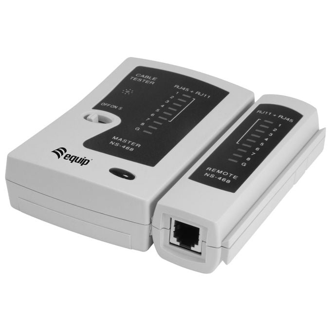 Equip, Tester Cavo Rete, A Doppino Intrecciato, Cassetto Registratore POS, Bianco