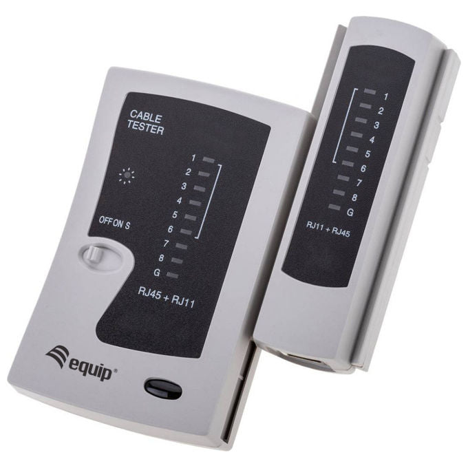 Equip, Tester Cavo Rete, A Doppino Intrecciato, Cassetto Registratore POS, Bianco