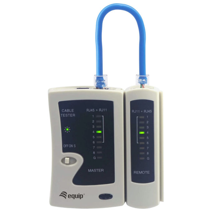 Equip, Tester Cavo Rete, A Doppino Intrecciato, Cassetto Registratore POS, Bianco