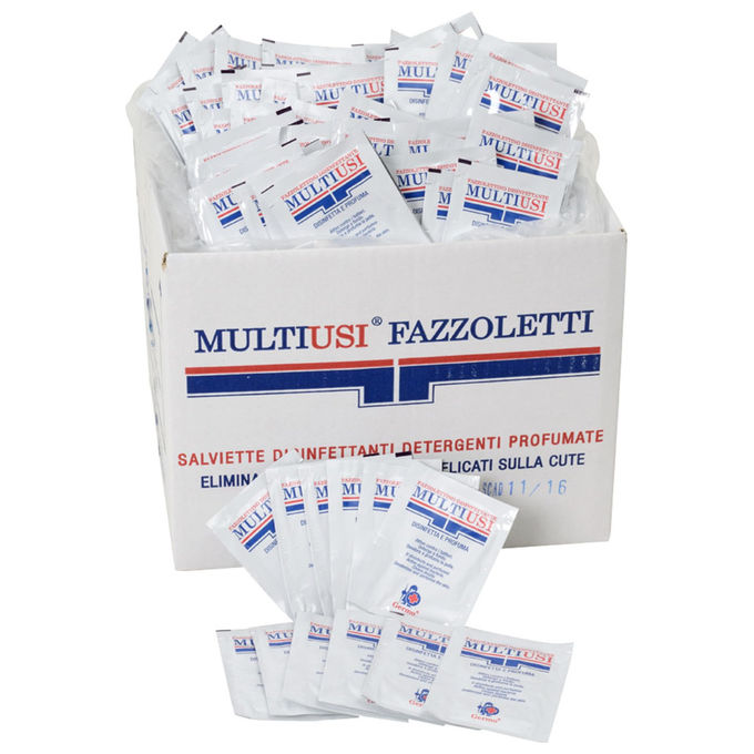 Gima, Salviette Disinfettanti, Singola Bustina, Confezione da 400