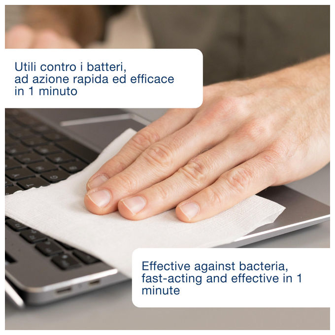 Gima, Salviette Disinfettanti, Singola Bustina, Confezione da 400