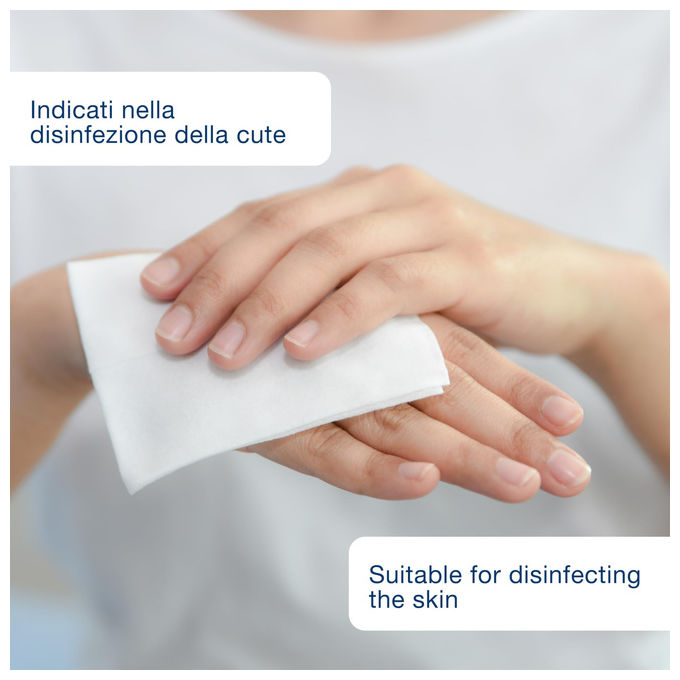 Gima, Salviette Disinfettanti, Singola Bustina, Confezione da 400