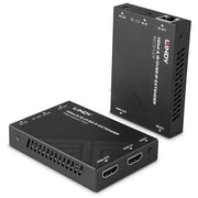 Lindy, Moltiplicatore AV, Trasmettitore e Ricevitore AV, HDMI and IR over IP Extender, Nero