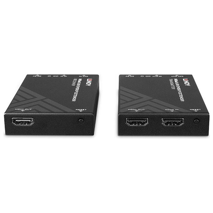 Lindy, Moltiplicatore AV, Trasmettitore e Ricevitore AV, HDMI and IR over IP Extender, Nero