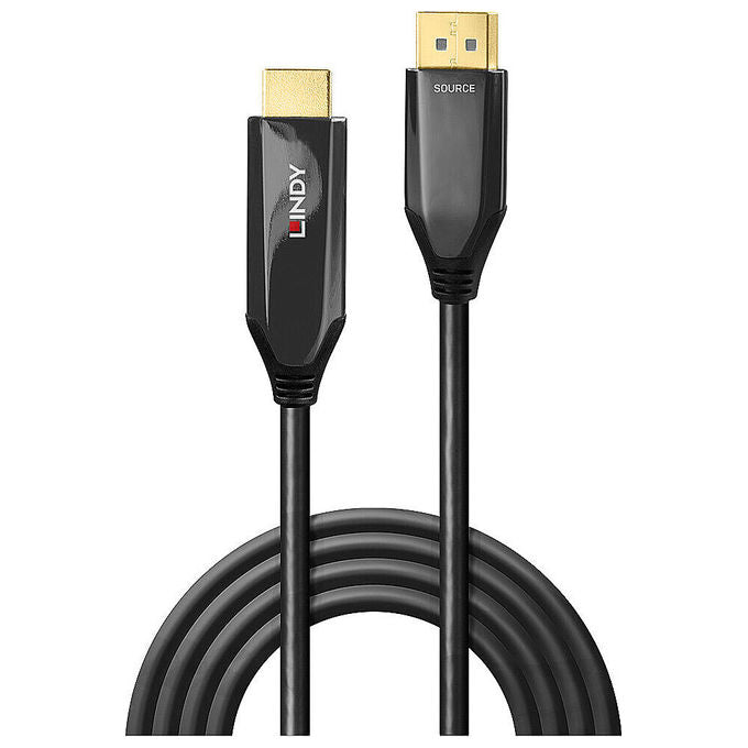 Lindy, Cavo Adattatore Video DisplayPort HDMI, 8K, 1 m
