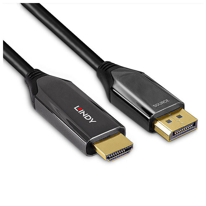 Lindy, Cavo Adattatore Video DisplayPort HDMI, 8K, 1 m