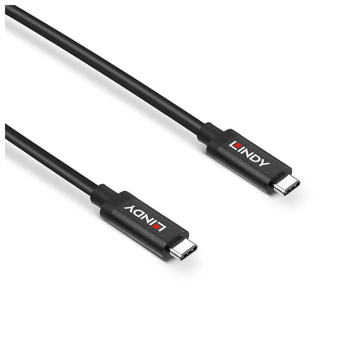 Lindy, Cavo USB, 3.2 Gen 2, Tipo C-C Attivo, 3 m, Nero