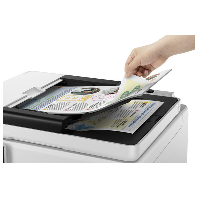 Canon GX7150 MAXIFY Stampante Multifunzione Inkjet A4 24 ppm Wi-Fi Ethernet USB ADF 50 fogli 600 fogli MegaTank colore Bianco