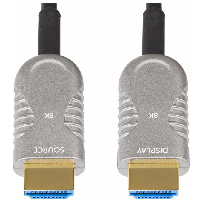 StarTech.com, Cavo Ibrido Ottico HDMI 2.1, 15.2m, Plenum CMP, Fibra Ottica, 8K Ultra High Speed, 48Gbps