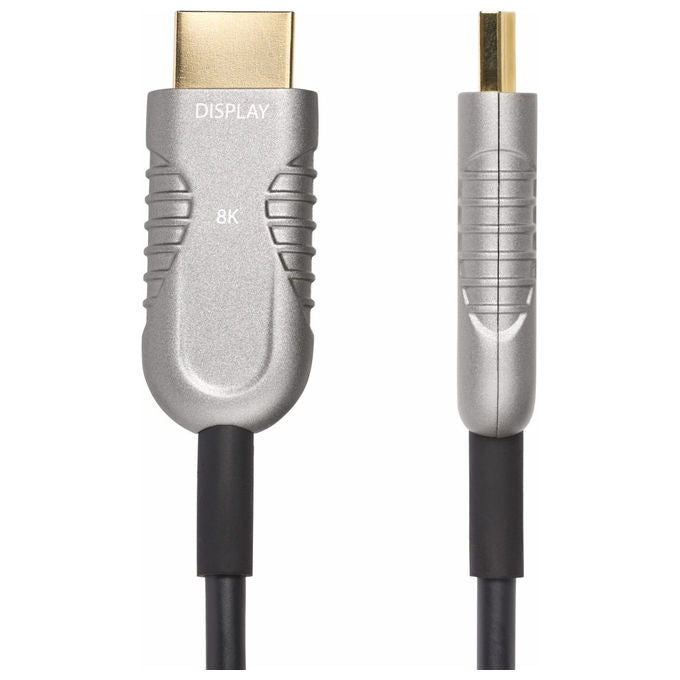 StarTech.com, Cavo Ottico HDMI 2.1 Ibrido Attivo AOC, 30,4 m, CMP, Classe Plenum, Fibra Ottica 8K Ultra High Speed, 48Gbps, 8K 60Hz-4K 120Hz, HDR10+-FRL-TMDS-eARC
