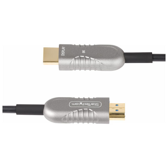 StarTech.com, Cavo Ottico HDMI 2.1 Ibrido Attivo AOC, 30,4 m, CMP, Classe Plenum, Fibra Ottica 8K Ultra High Speed, 48Gbps, 8K 60Hz-4K 120Hz, HDR10+-FRL-TMDS-eARC