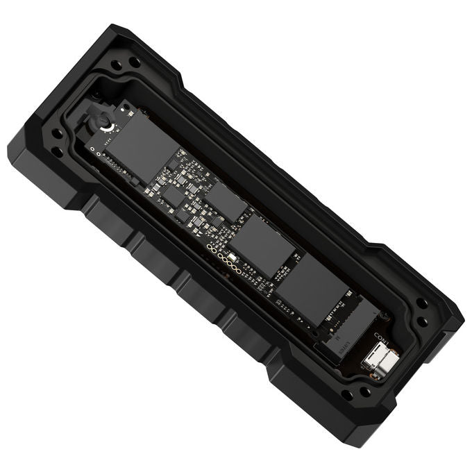Asus Tuf Gaming A2, Box Esterno SSD M.2, Nero