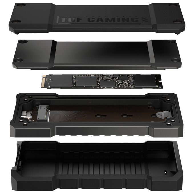 Asus Tuf Gaming A2, Box Esterno SSD M.2, Nero