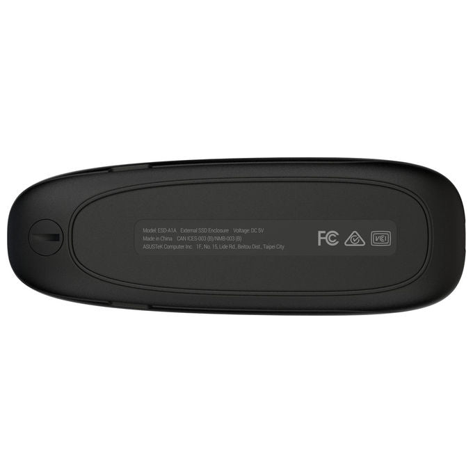 ASUS Cobble, Box Esterno SSD M.2, Nero
