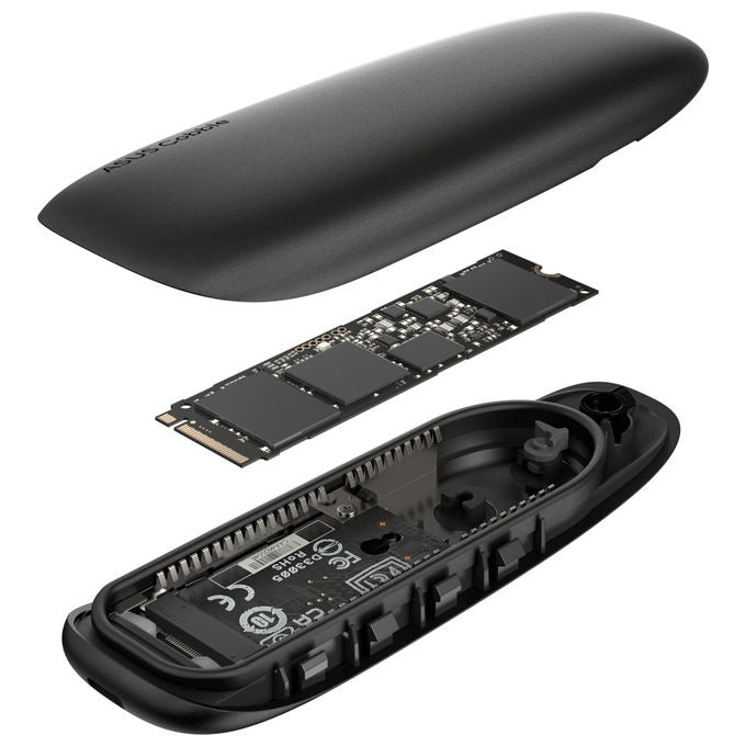 ASUS Cobble, Box Esterno SSD M.2, Nero