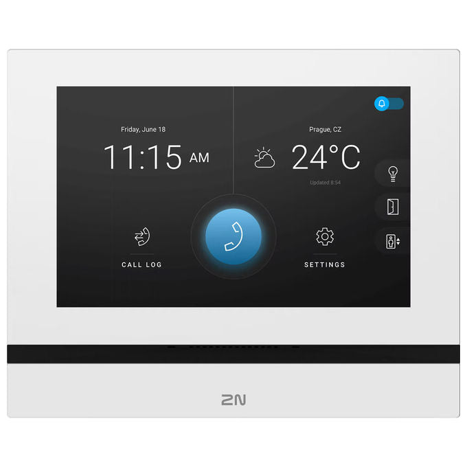 2N, Stazione Interna Video, Indoor View WiFi, Display Touch 7'', Bianco