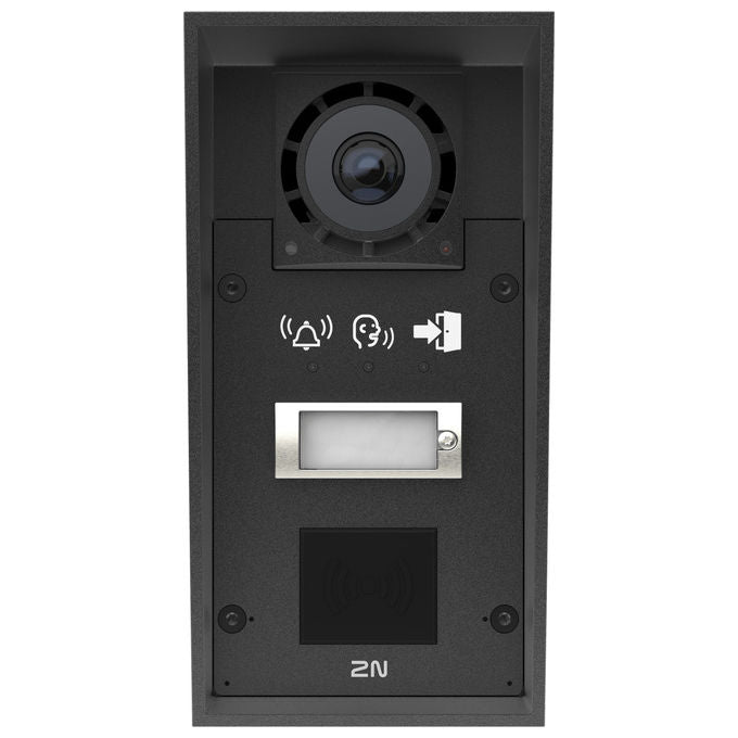 2N Sistema per Video-Citofono IP Force 2.0, 5 MP, Nero, 1 Pulsante, Telecamera