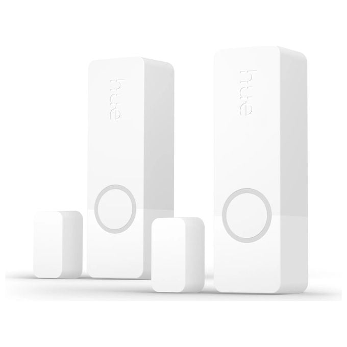Philips Hue, Sensore di Contatto Secure, Bianco, Doppio Pacco