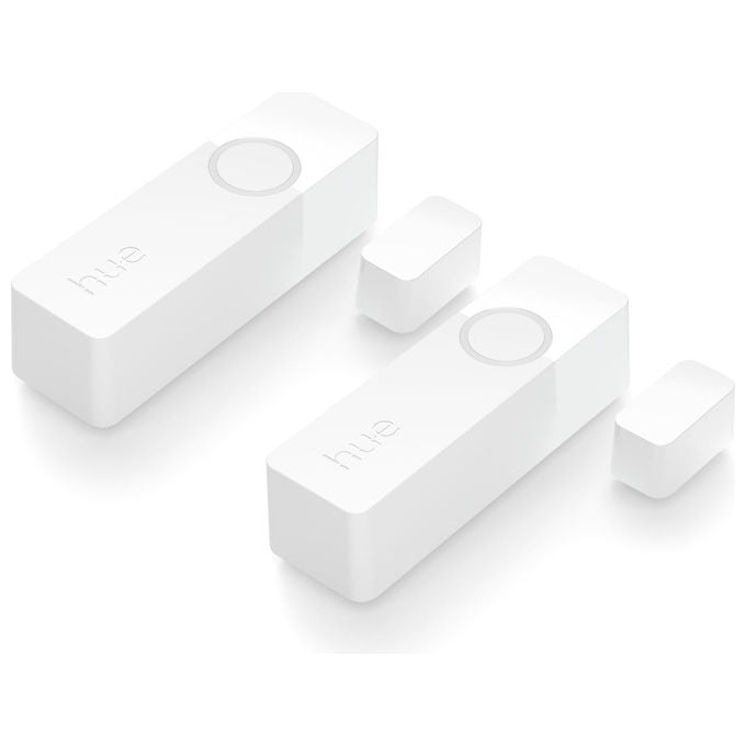 Philips Hue, Sensore di Contatto Secure, Bianco, Doppio Pacco