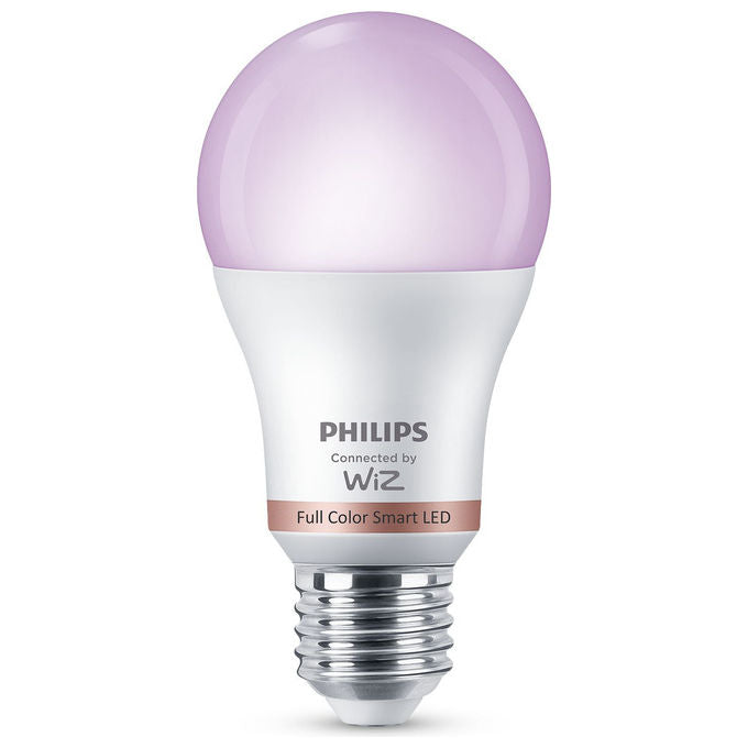 Philips, Lampadina LED Smart, E27 8.5W, Multicolore, Wi-Fi-Bluetooth, Amazon