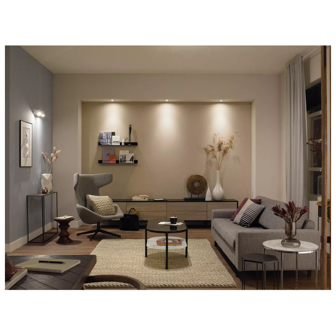 Philips, Faretto Connesso GU10 White Ambiance, LED 5W, Confezione da 3