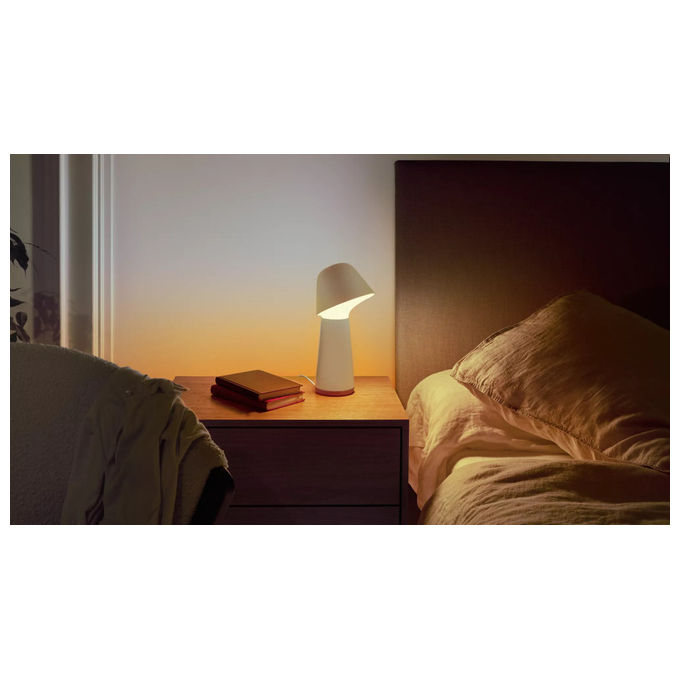 Philips Hue, Lampada da Tavolo Twilight, Bianca, Luce per Sveglia e Sonno