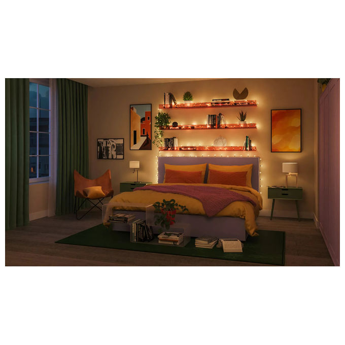 WiZ Philips, Catena Luminosa LED Intelligente 20 m Fairy Light