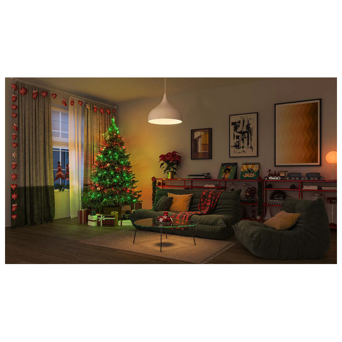 WiZ Philips, Catena Luminosa LED Intelligente 20 m Fairy Light