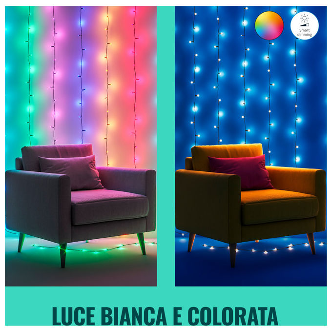 WiZ Philips, Catena Luminosa LED Intelligente 20 m Fairy Light