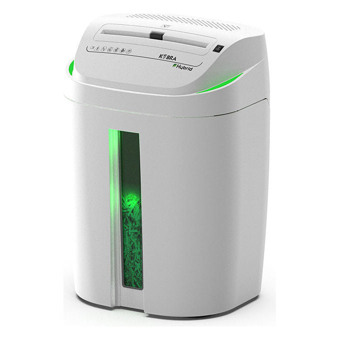 KOBRA C4-HYBRID, Distruggidocumenti a Frammenti, 55 dB, 24 cm, Trasparente, Bianco