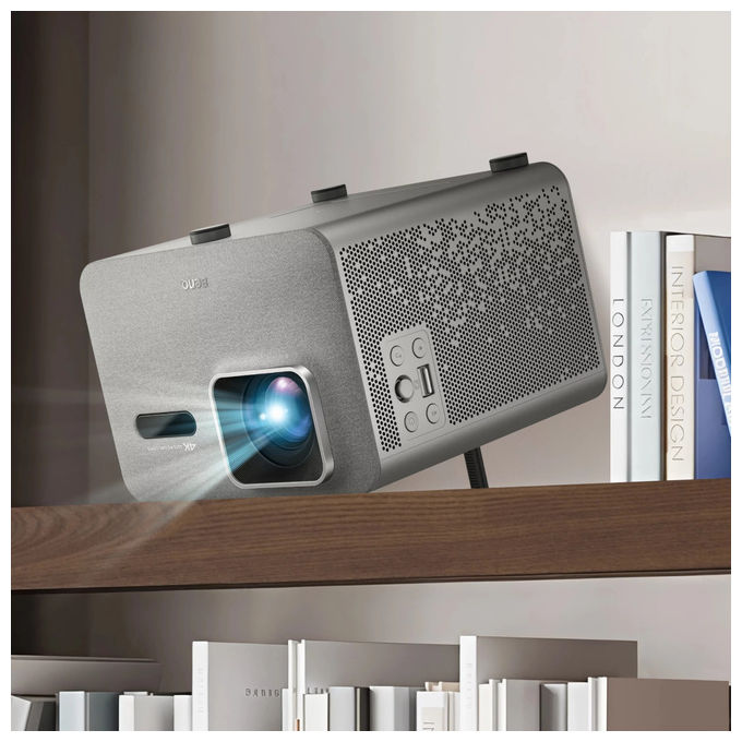 BenQ, Proiettore Standard TK705i, 3000 ANSI Lumen, DLP UHD 4K, Grigio, Home Cinema, Google TV