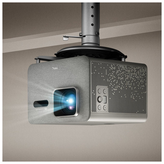 BenQ, Proiettore Standard TK705i, 3000 ANSI Lumen, DLP UHD 4K, Grigio, Home Cinema, Google TV