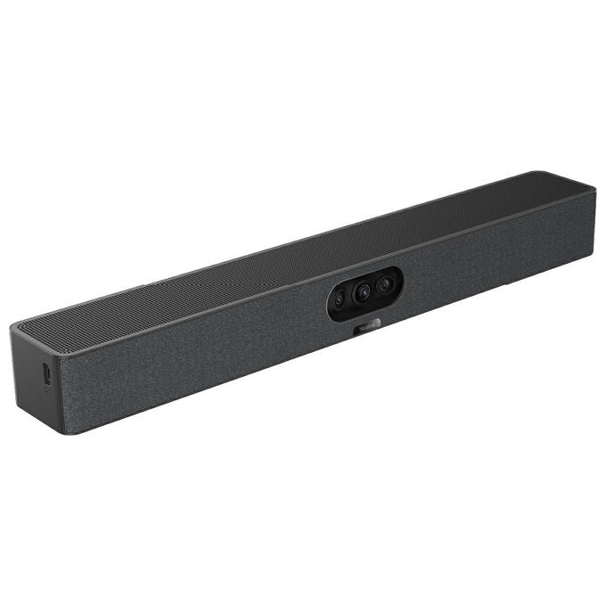 Yealink MeetingBar A25, Sistema di Videoconferenza All-in-one con CTP25 Touch Console Kit, Nero, 3840 x 2160 Pixel, 30 fps