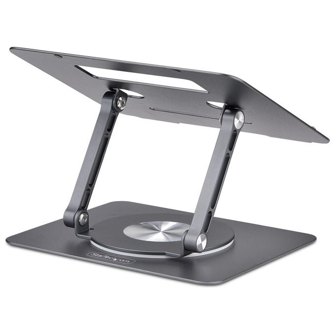 StarTech.com, Supporto PC Portatile Girevole a 360°, Rialzo Scrivania Ergonomico, Inclinazione Regolabile, Alluminio