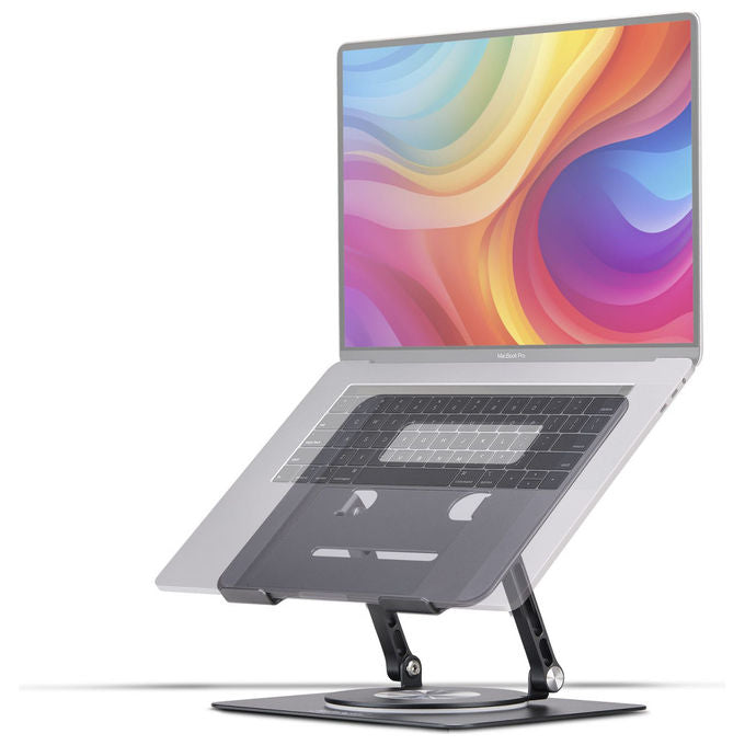 StarTech.com, Supporto PC Portatile Girevole a 360°, Rialzo Scrivania Ergonomico, Inclinazione Regolabile, Alluminio