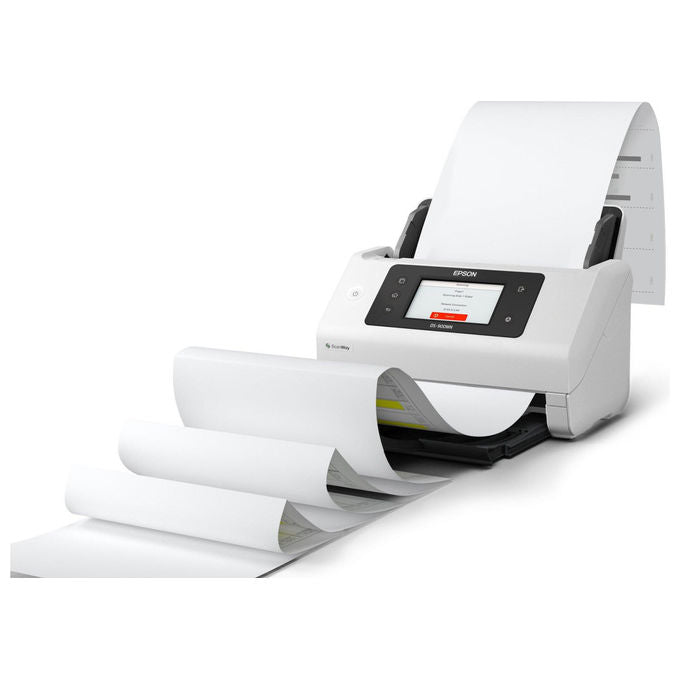 Epson, Scanner a Foglio A4 WorkForce DS-900WN, 600 x 600 DPI, Bianco
