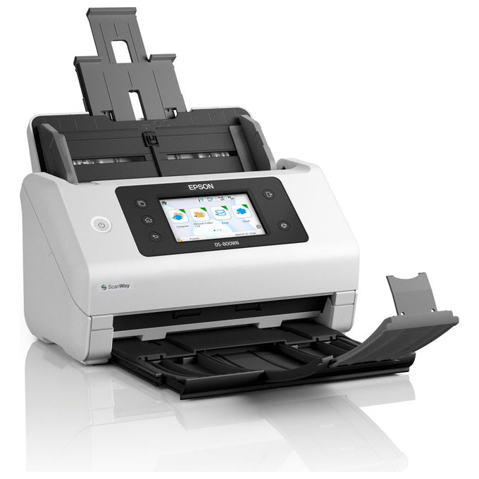 Epson, Scanner a Foglio DS-800WN, 600 x 600 DPI, A4, Bianco