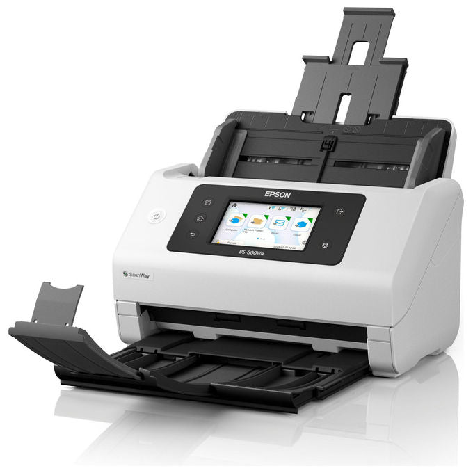 Epson, Scanner a Foglio DS-800WN, 600 x 600 DPI, A4, Bianco