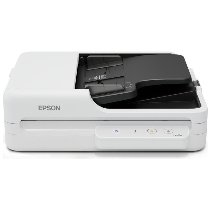 Epson, Scanner piano e ADF DS-1730, 1200 x 1200 DPI, A4, Nero, Bianco