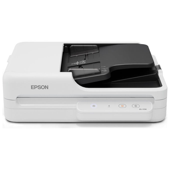 Epson, Scanner piano e ADF DS-1730, 1200 x 1200 DPI, A4, Nero, Bianco