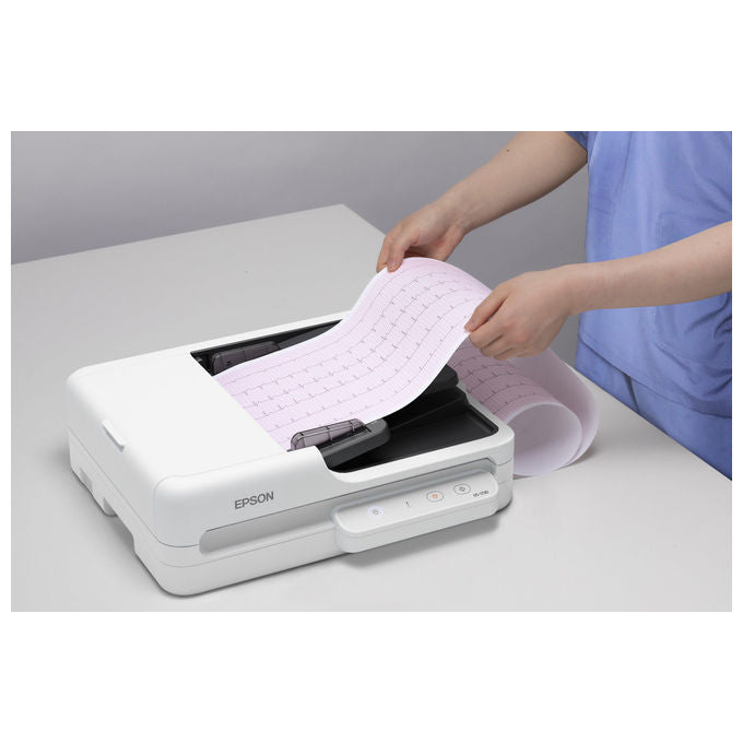 Epson, Scanner piano e ADF DS-1730, 1200 x 1200 DPI, A4, Nero, Bianco