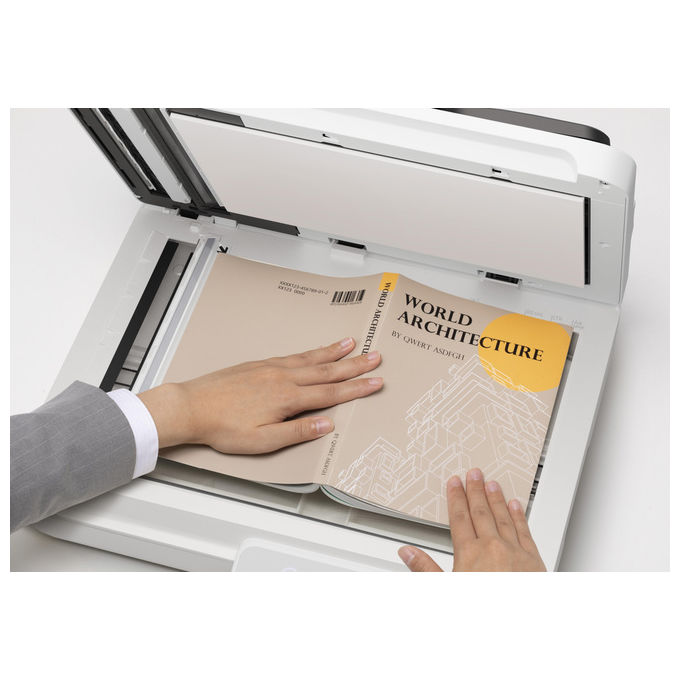 Epson, Scanner piano e ADF DS-1730, 1200 x 1200 DPI, A4, Nero, Bianco