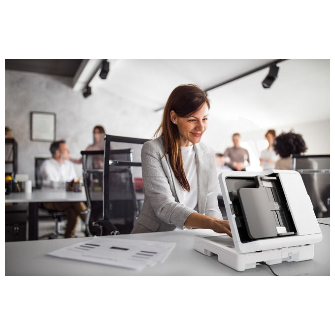 Epson, Scanner piano e ADF DS-1730, 1200 x 1200 DPI, A4, Nero, Bianco