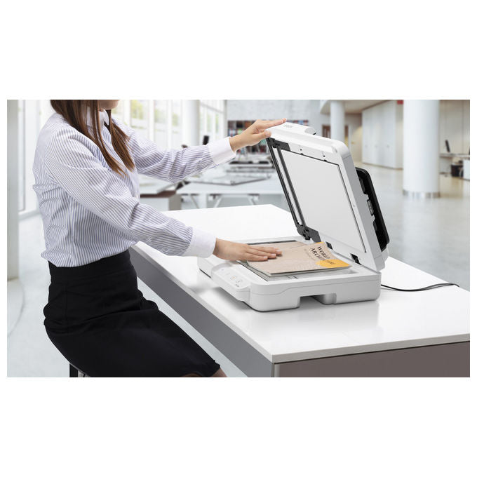 Epson, Scanner piano e ADF DS-1730, 1200 x 1200 DPI, A4, Nero, Bianco