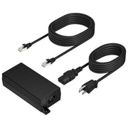 HP Poly, Adattatore PoE++ 65W 2.5G con cavo CAT6A 3.66m e cavo alimentazione
