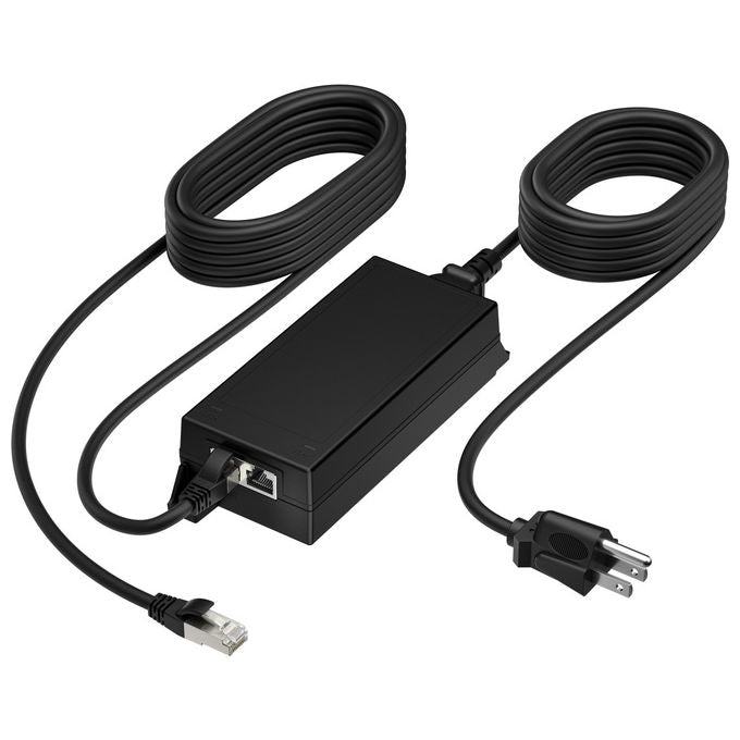 HP Poly, Adattatore PoE++ 65W 2.5G con cavo CAT6A 3.66m e cavo alimentazione