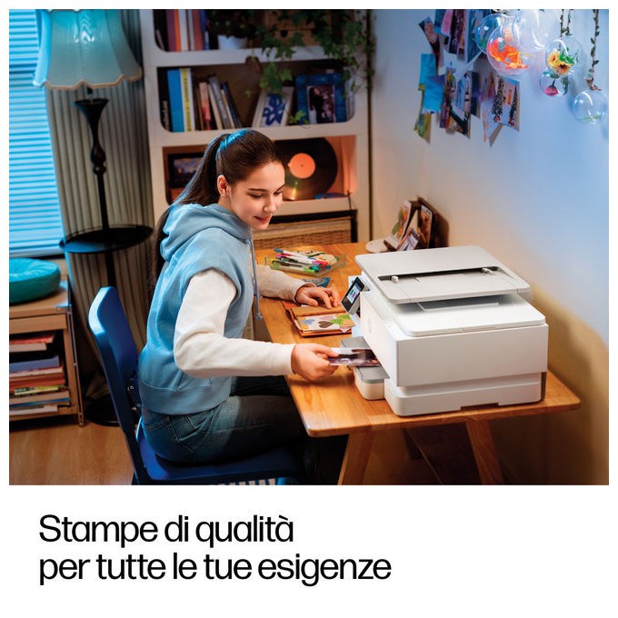 HP B63K5B Envy Photo 7930 Stampante Multifunzione Inkjet A4 Wi-Fi Duplex 4800x1200 DPI ADF Touchscreen colore Bianco
