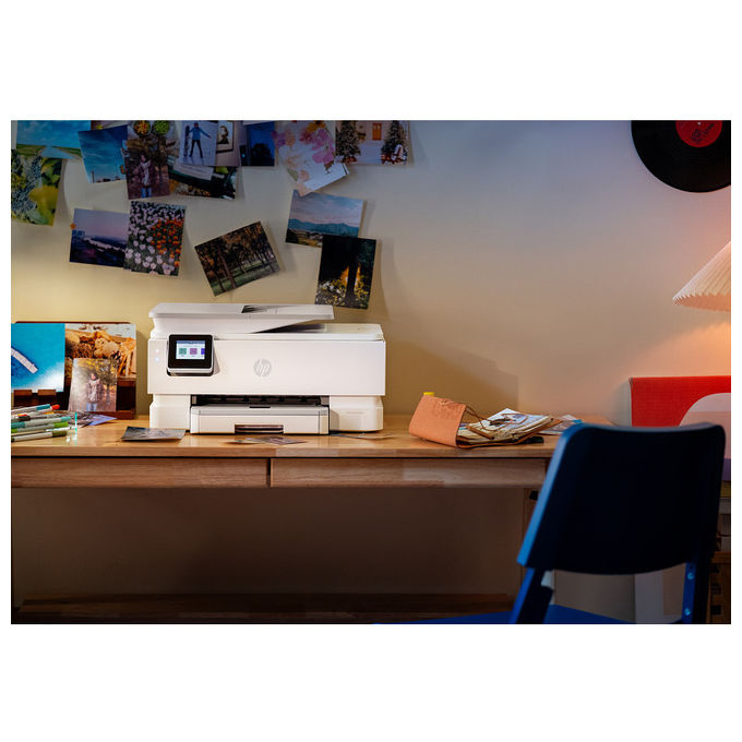 HP B63K5B Envy Photo 7930 Stampante Multifunzione Inkjet A4 Wi-Fi Duplex 4800x1200 DPI ADF Touchscreen colore Bianco