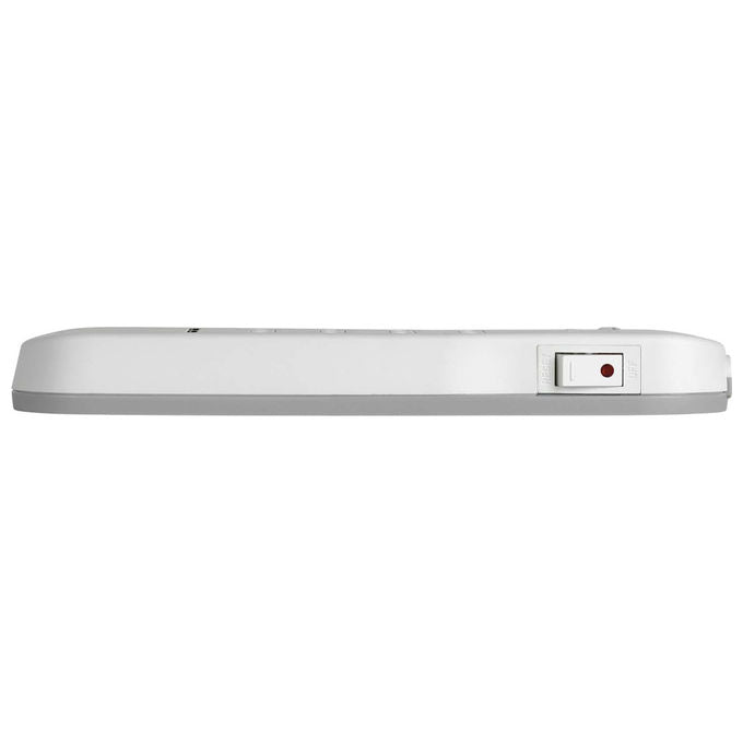 BTicino Slim, Prolunga Multipresa 4 Prese AC, 1.5m, Bianca con 2 USB